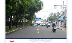 Billboard<br>LED Pertigaan Jl. Abdul Muis, Jakarta